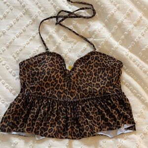 Kortni Jeane swim top medium